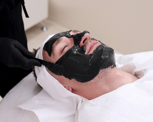 Men's Charcoal Facial Treatment in Siruseri